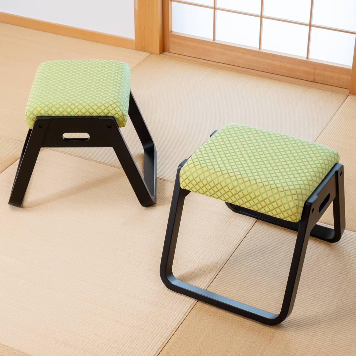 スツール　オットマン　補助椅子　和風　いす 東谷 スツール 高さ36cm スタッキング お座敷チェア （ 腰掛け 和室