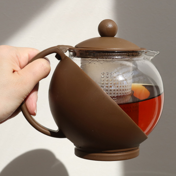 ティーポット 750ml COLORED 茶こし付き ガラス製 急須 ( 紅茶ポット ティーポット 750ml COLORED 茶こし付き ガラス製 急須 ( 紅茶ポット
