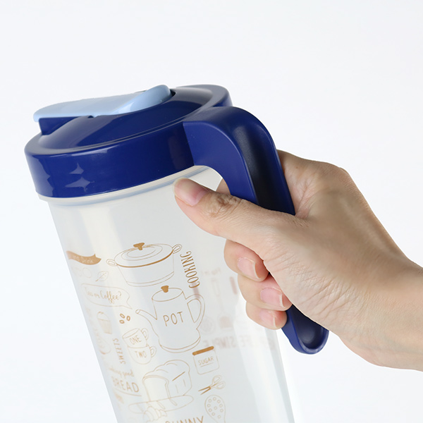 ピッチャー 1.3L 冷水筒 ワンプッシュ ウォータージャグ 水差し