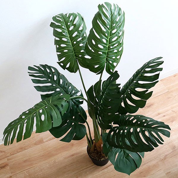 東谷 人工観葉植物 モンステラ 100cm フェイクグリーン 造花 （ 観葉