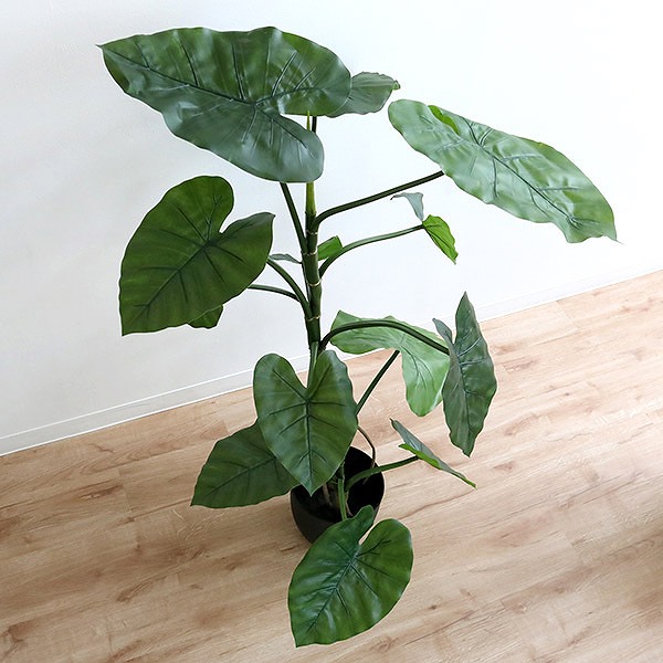 人工観葉植物 クワズイモ 117cm フェイク...の詳細画像4
