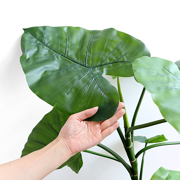 東谷 人工観葉植物 クワズイモ 117cm フェイクグリーン 造花 （ 観葉