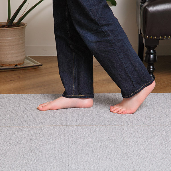 川島織物セルコン ユニットラグ カラーグレイニー 50×50cm 6枚入