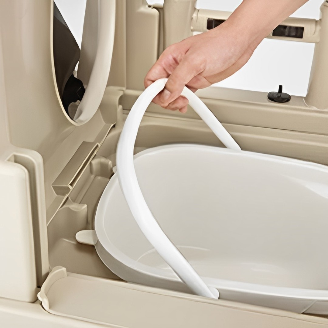 アロン化成 ポータブルトイレ 標準便座 コンパクト キャスター付 介護