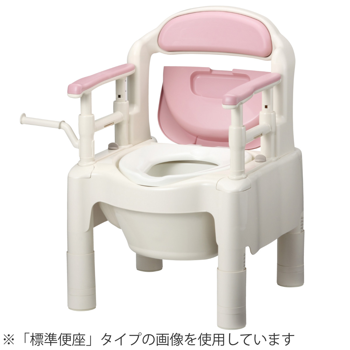 アロン化成 ポータブルトイレ 暖房便座 快適脱臭 ノーマルタイプ 介護