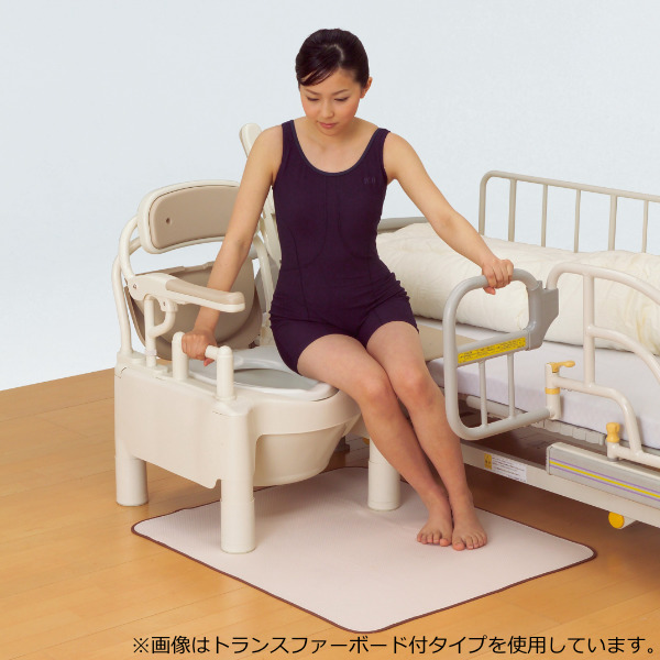 ポータブルトイレ 標準便座 高さ49cm ちび...の詳細画像3