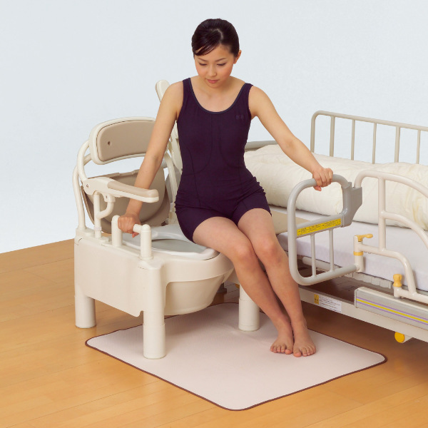 ポータブルトイレ 標準便座 高さ49cm トラ...の詳細画像3