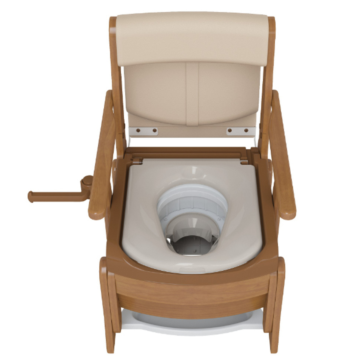 アロン化成 ポータブルトイレ コンパクト 標準便座 自動ラップ