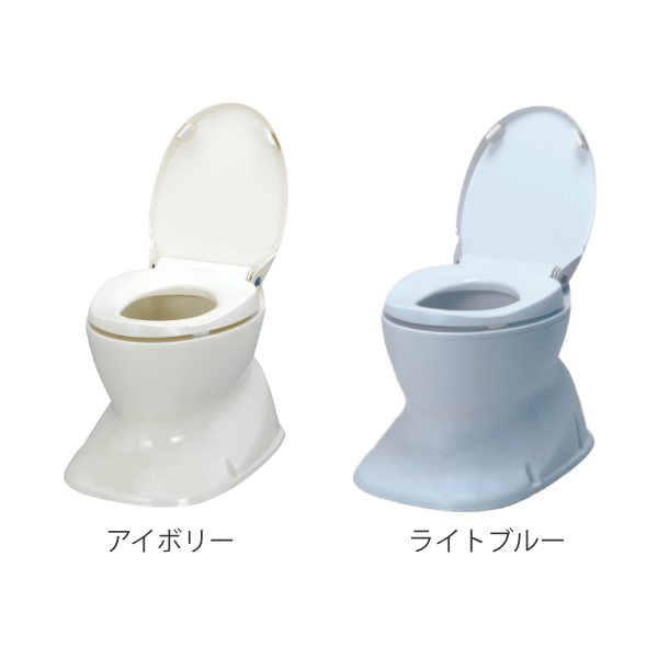 リフォームトイレ 和式トイレ用 標準便座 段差なし 工事不要 据置式 サニタリエース HG 介護用品 （ 洋式便座 方向転換 和式トイレ フタ 簡易 設置 介護 ）_1