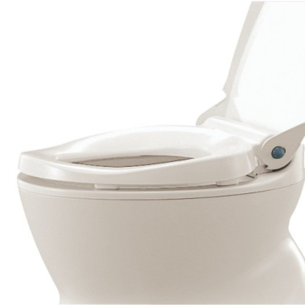 リフォームトイレ 和式トイレ用 標準便座 段差なし 工事不要 据置式 サニタリエース HG 介護用品 （ 洋式便座 方向転換 和式トイレ フタ 簡易 設置 介護 ）_4