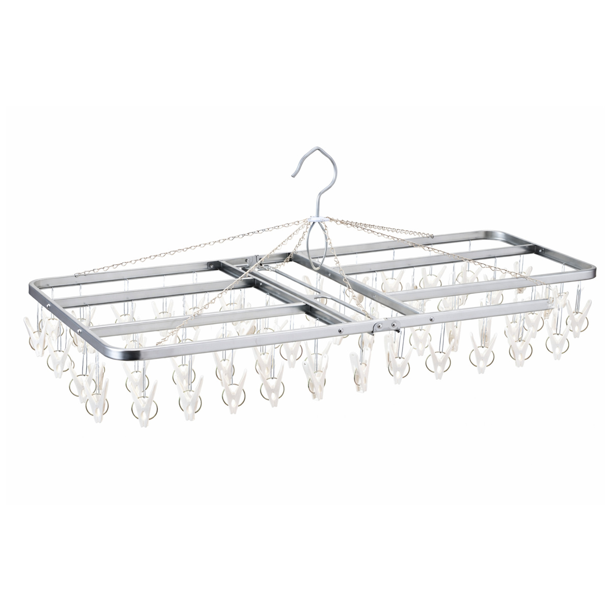 角ハンガー 54ピンチ 洗濯物干し ピンチハンガー スチール 日本製 洗濯