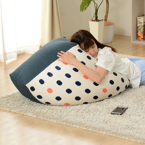 ビーズクッション セルタン ビーズクッション 幅72cm 柄入り ビーズソファ ビーズ