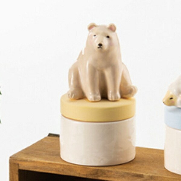 アロマストーン クマ 動物 陶器 （ アロマポット アロマ 石