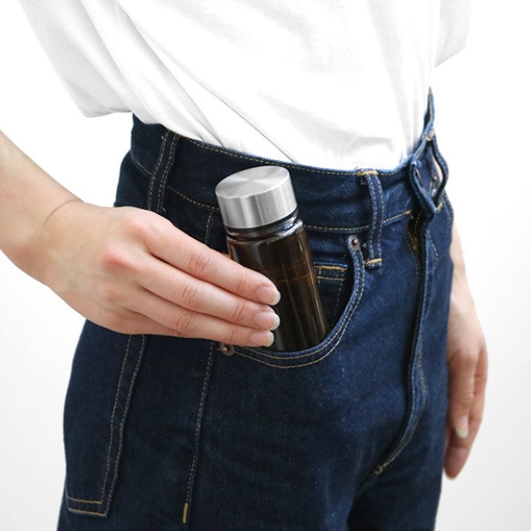 水筒 ミニ プラスチック クリアボトル ポケットイン 160ml