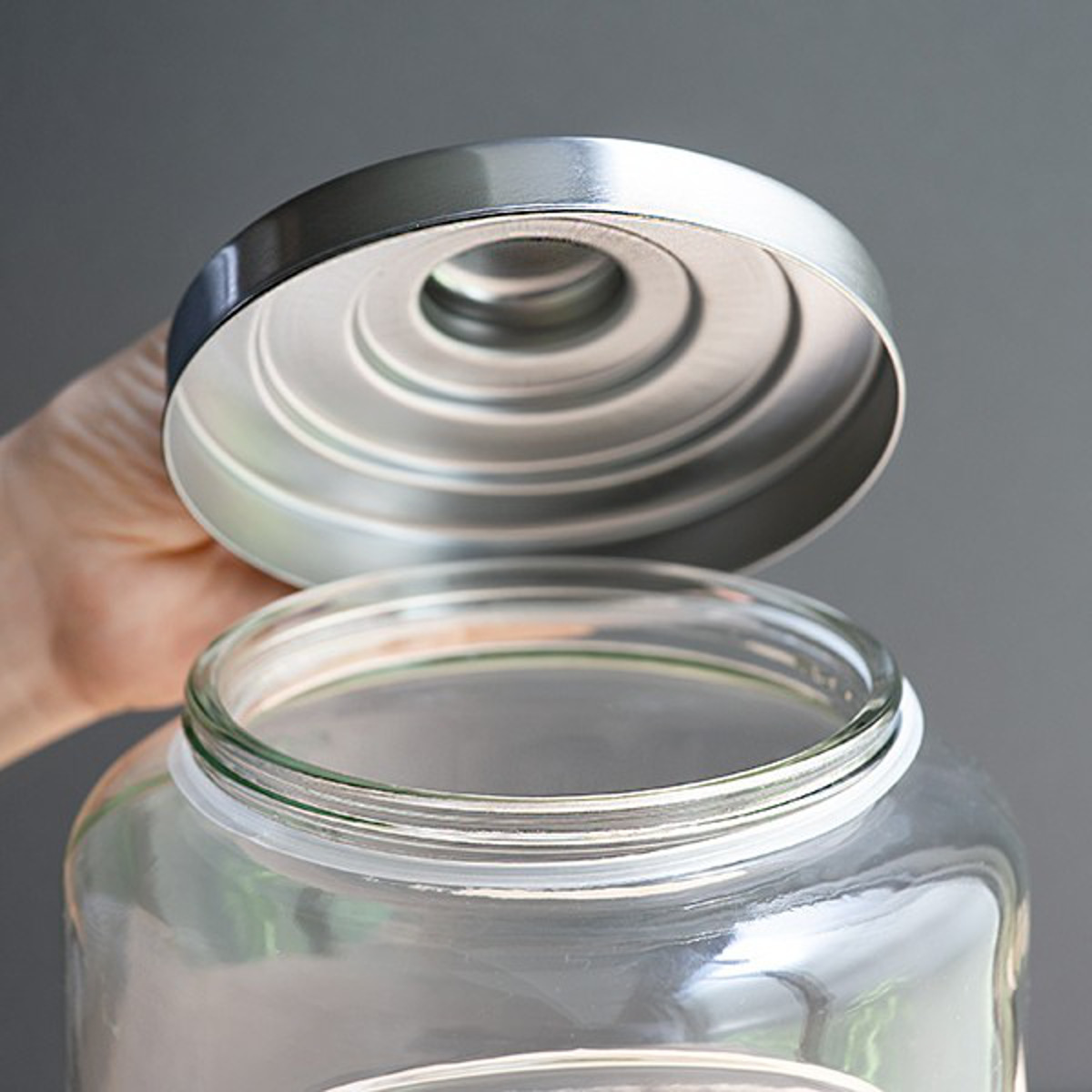 保存容器 4.5L クッキージャー ガラス ワイド （ キャニスター ガラス