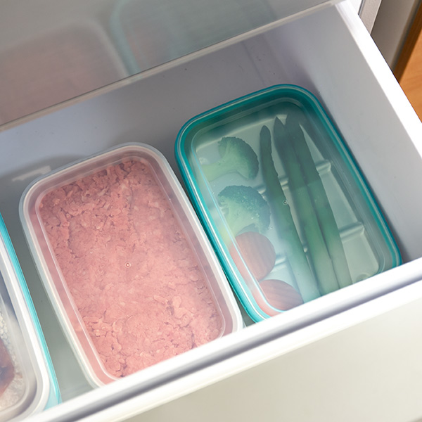 スケーター 保存容器 アルミ製 急速冷凍 840ml Mサイズ （ ストッカー