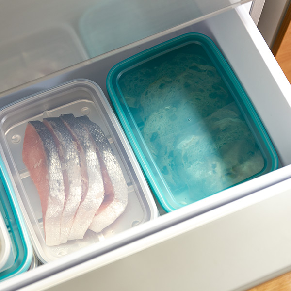 スケーター 保存容器 アルミ製 急速冷凍 1.2L Lサイズ （ ストッカー