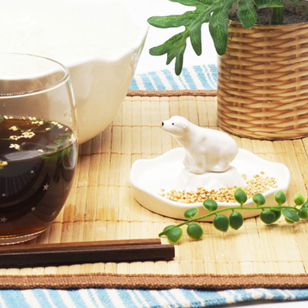 お猪口＆薬味入れセット シロクマ そうめん そば猪口 お猪口 薬味入れ