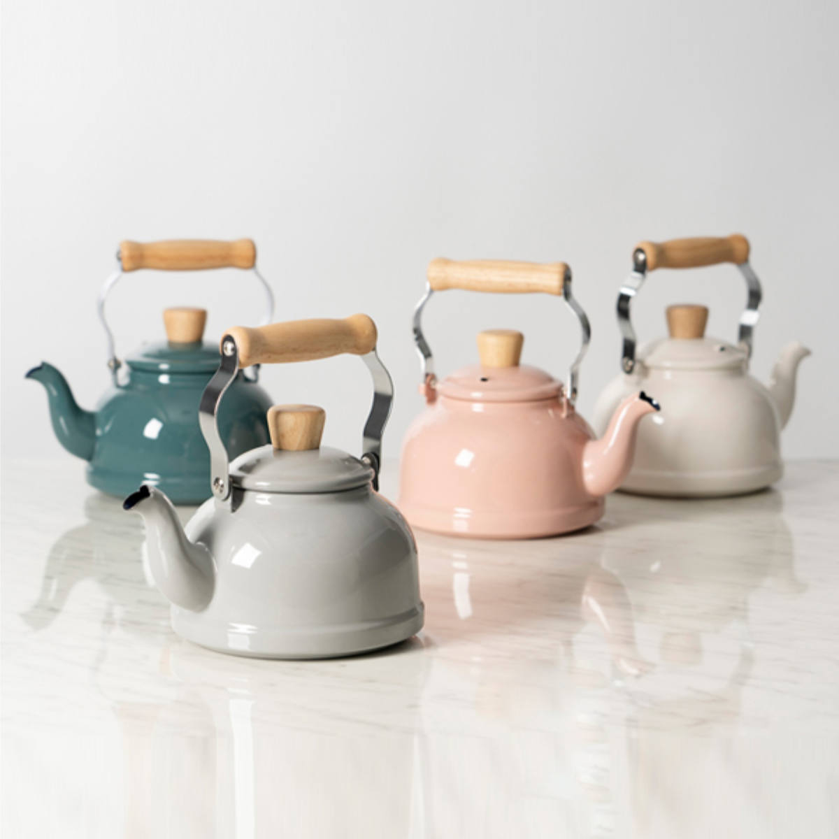 富士ホーロー やかん 1.6L ホーロー IH対応 Honey Ware ハニーウェア