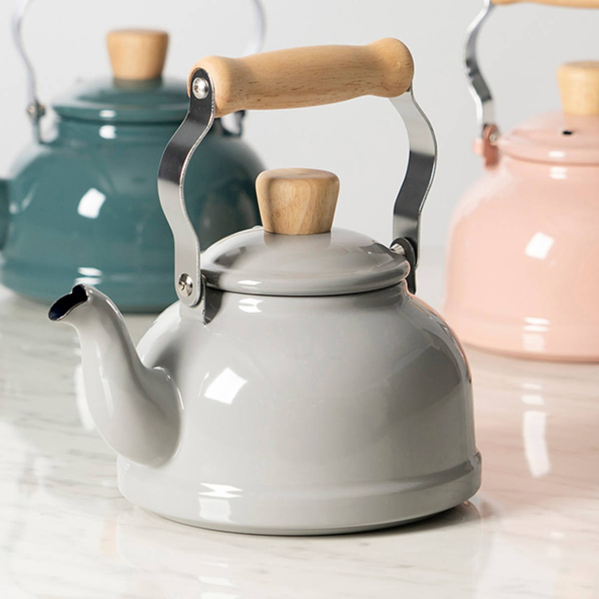 富士ホーロー やかん 1.6L ホーロー IH対応 Honey Ware ハニーウェア