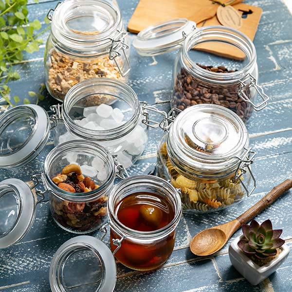 保存容器 800ml 密閉ガラス容器 （ ガラス 密閉 密閉びん 密閉瓶 密閉