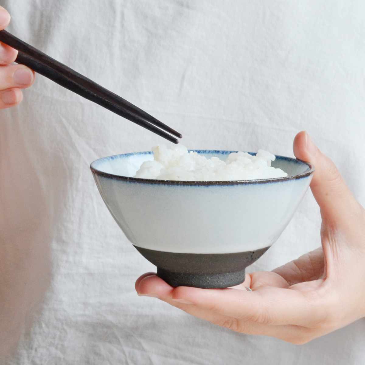 飯碗 12cm 大 SALIU 陶器 ( お碗...の詳細画像2