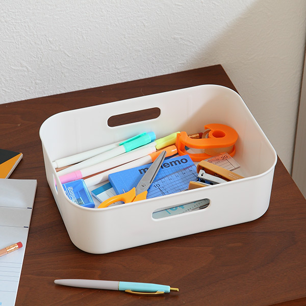 SANKA 収納ケース ナチュラ インボックス ソフト スリムS 幅26×奥行19