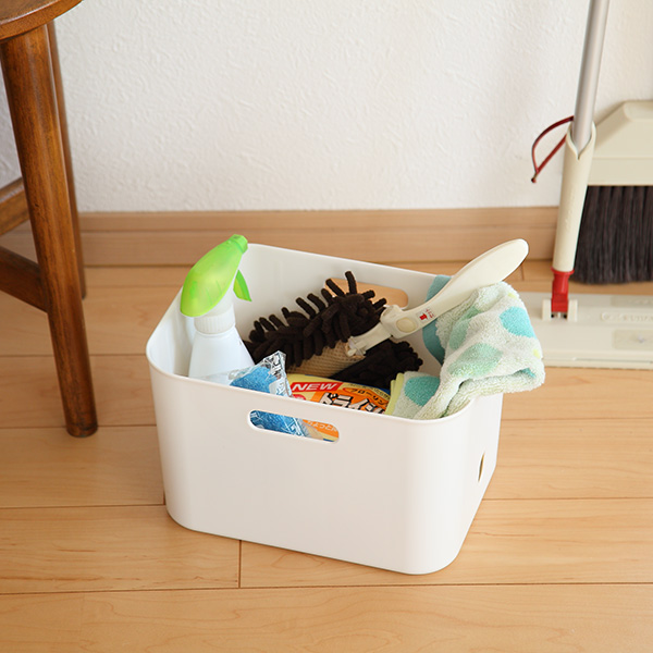 SANKA 収納ケース ナチュラ インボックス ソフト スリムM 幅26×奥行19