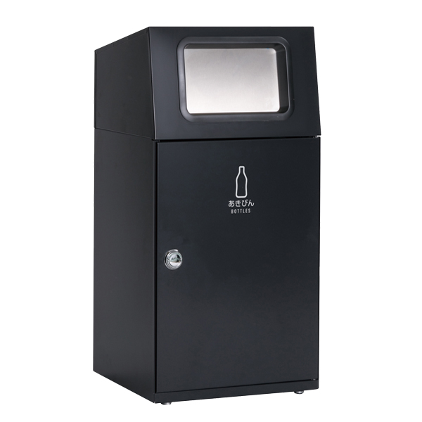 |屋外用ゴミ箱 dショッピング 屋外内用 ゴミ箱 ダストボックス 空き瓶 空き缶 業務用 【中古品】スチール製 業務用ダストボックス 26L×2 2分別 ごみ箱