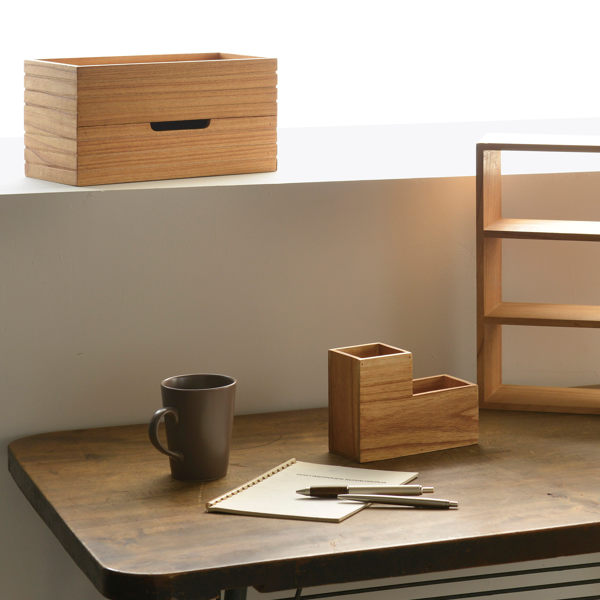 ちどり産業 ティッシュケース 木製 2段 収納 おしゃれ （ ティッシュ