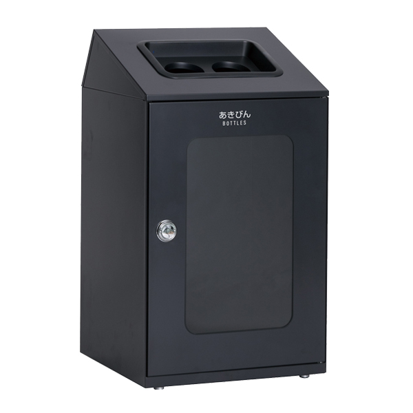 屋内用ゴミ箱 ダストボックス 80L アーバングレー色 窓付タイプ ニートSTF ミエル （ 法人限定 屋内用 分別ゴミ箱 分別 業務用 ゴミ箱 ごみ箱 分別ごみ箱 ）_13