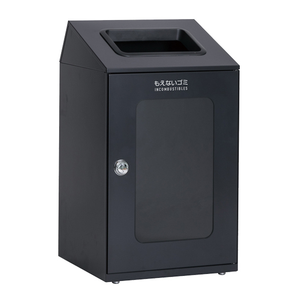 屋内用ゴミ箱 ダストボックス 80L アーバングレー色 窓付タイプ ニートSTF ミエル （ 法人限定 屋内用 分別ゴミ箱 分別 業務用 ゴミ箱 ごみ箱 分別ごみ箱 ）_9