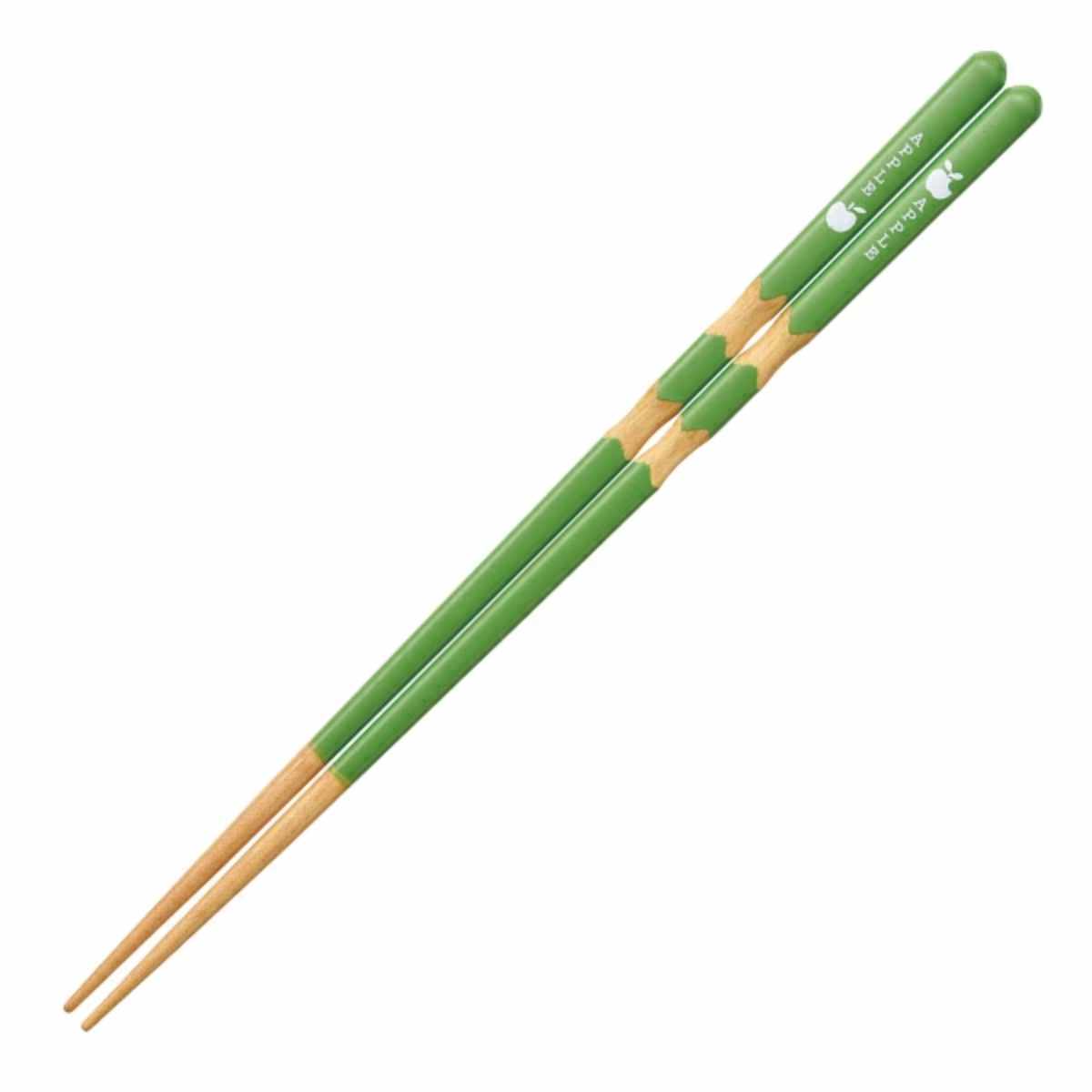 箸 21cm 23cmりんご 天然木 木製 日本製 （ お箸 はし おはし ハシ
