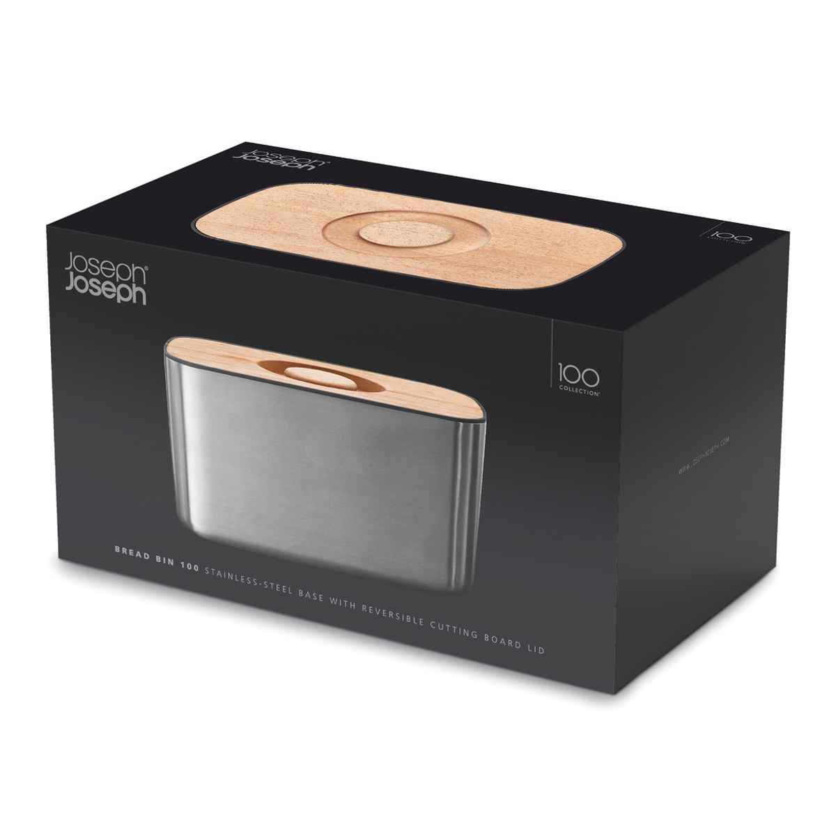 Joseph ブレッドケース 100 （ ジョセフジョセフ ステンレススチール
