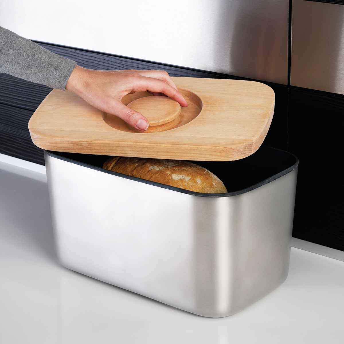 Joseph ブレッドケース 100 （ ジョセフジョセフ ステンレススチール