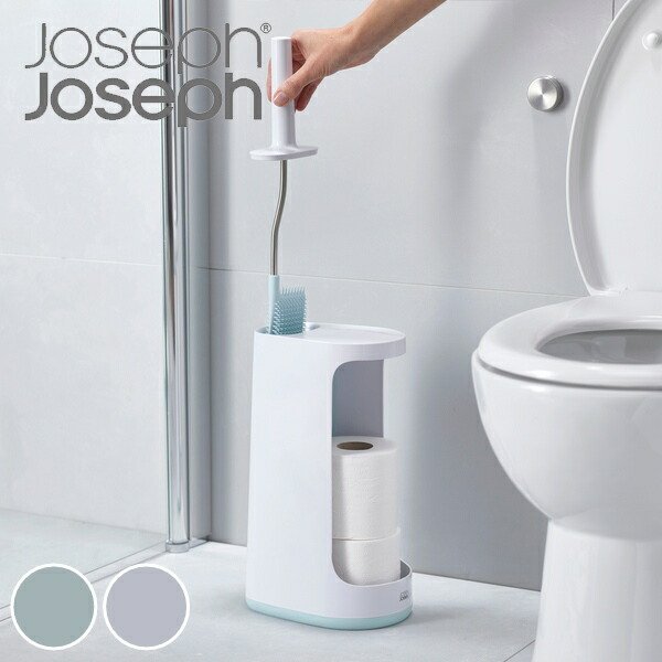 JosephJoseph トイレブラシ フレキシブルヘッド トイレットペーパー