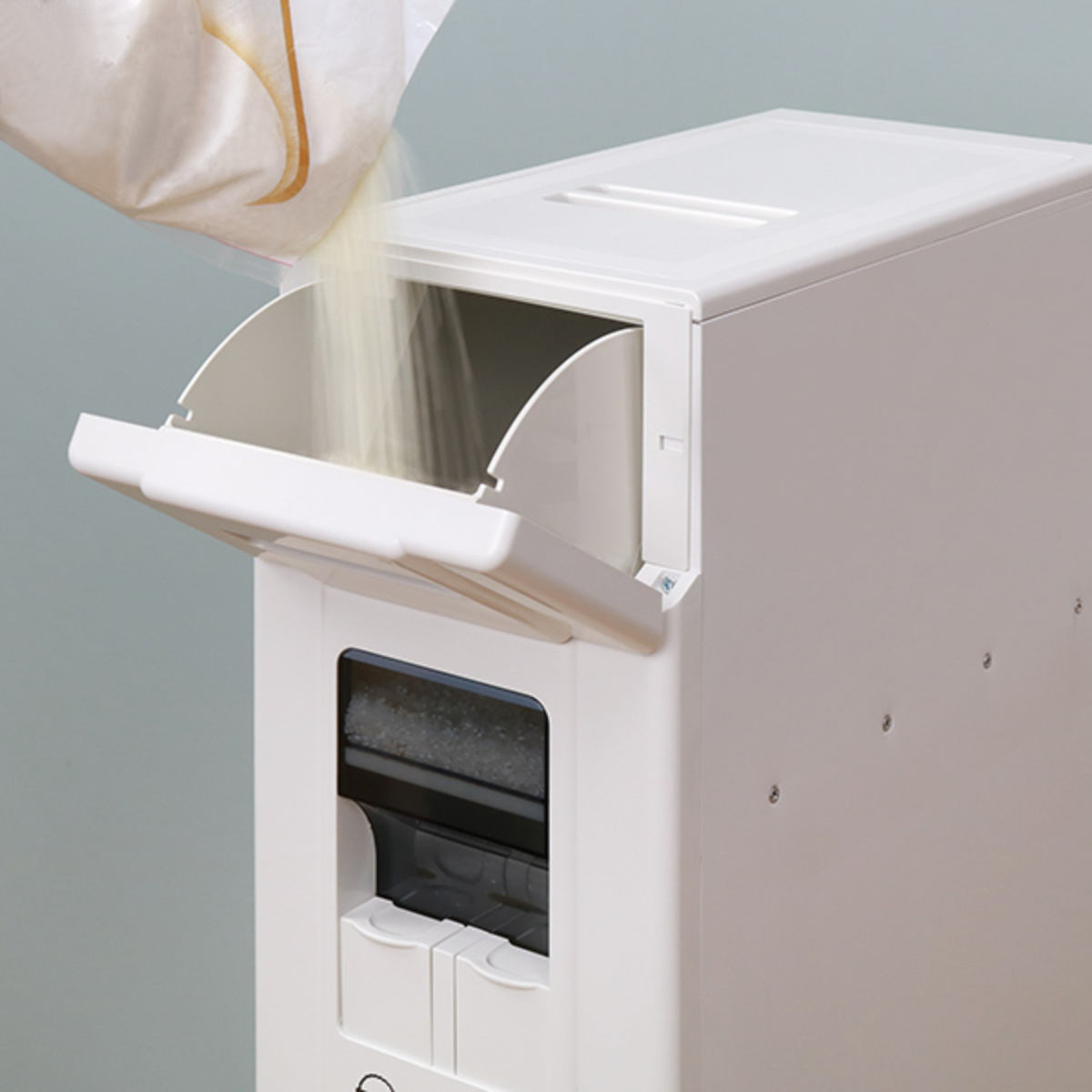 米びつ 1合計量 10kg用 無洗米対応 コンパクトライスディスペンサー