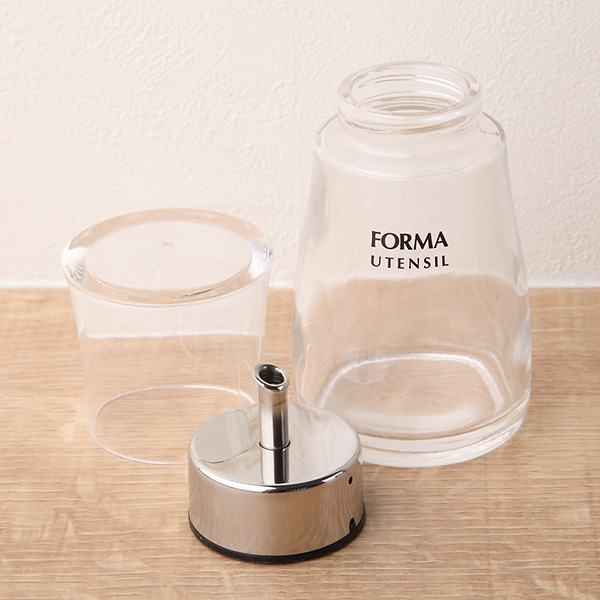 アスベル（ASVEL） 醤油差し 80ml キャップ付き ガラス フォルマHG