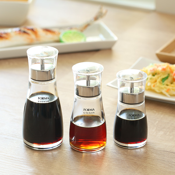 アスベル（ASVEL） 醤油差し 80ml キャップ付き ガラス フォルマHG