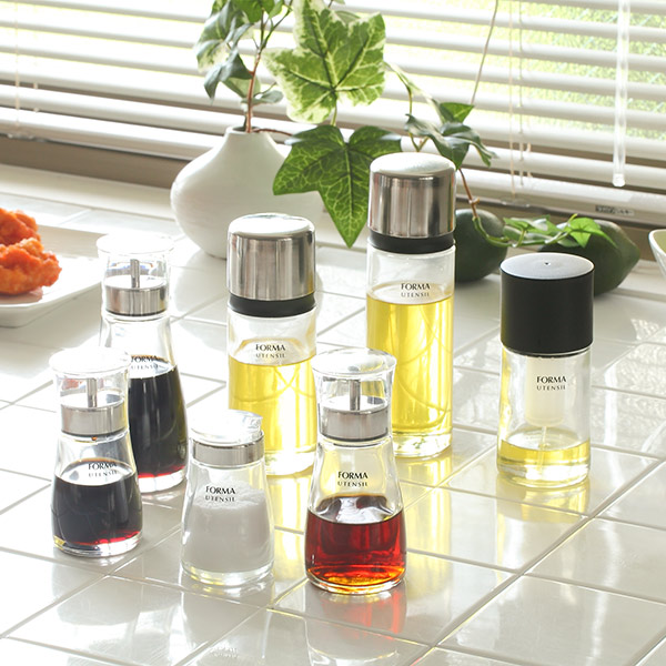 アスベル（ASVEL） 醤油差し 80ml キャップ付き ガラス フォルマHG