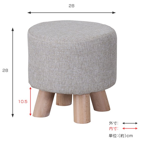 ファブリックスツール・4脚セット・送料込み ファブリックスツール・4脚セット・送料込み