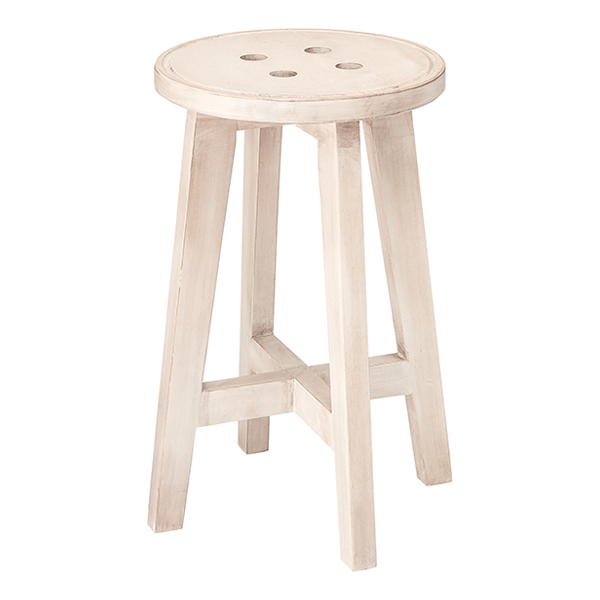 東谷 スツール 高さ45cm 椅子 木製 天然木 イス 腰掛 アンティーク調