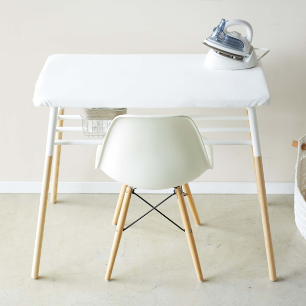 山崎実業 tosca 出しておける スタンド式 棚付アイロン台 トスカ