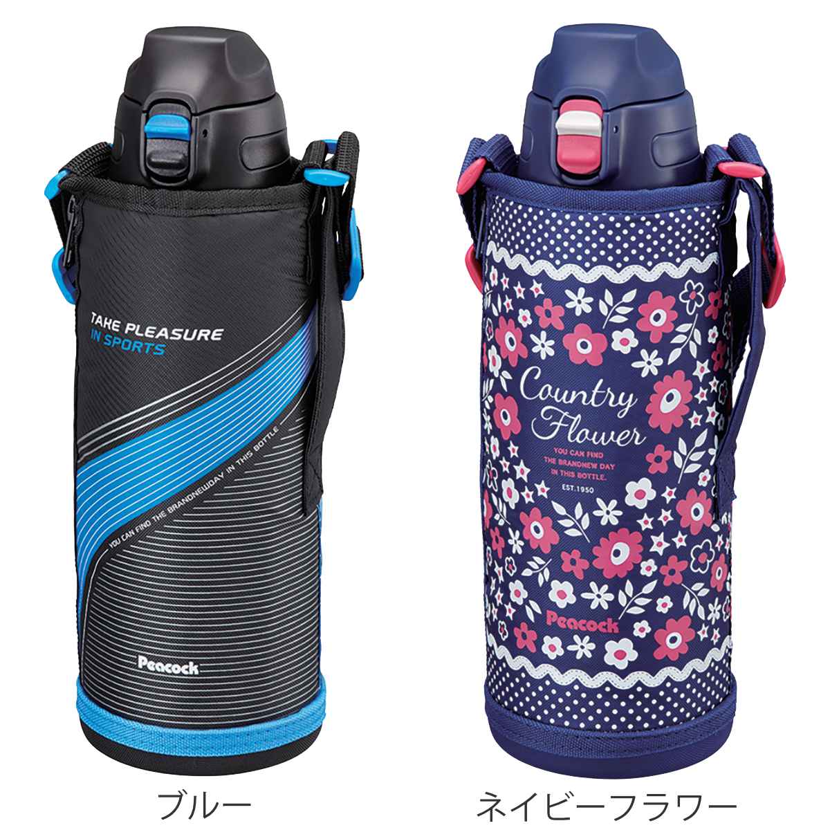 ピーコック魔法瓶工業 水筒 1L ワンタッチ ステンレス 直飲み