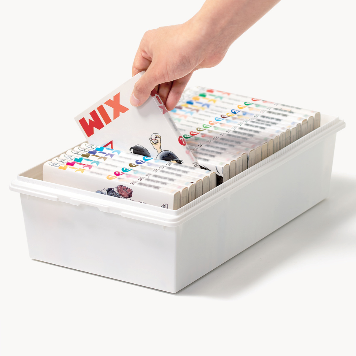 Like-it（ライクイット） 収納ボックス 積み重ねても中身が見える 幅39