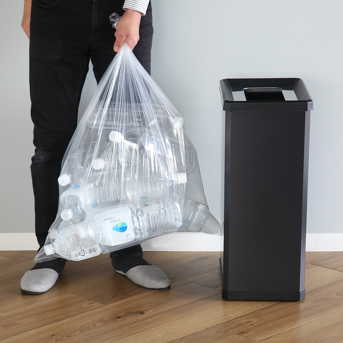 テラモト（TERAMOTO） 屋内用ゴミ箱 業務用ダストボックス 37L Lサイズ