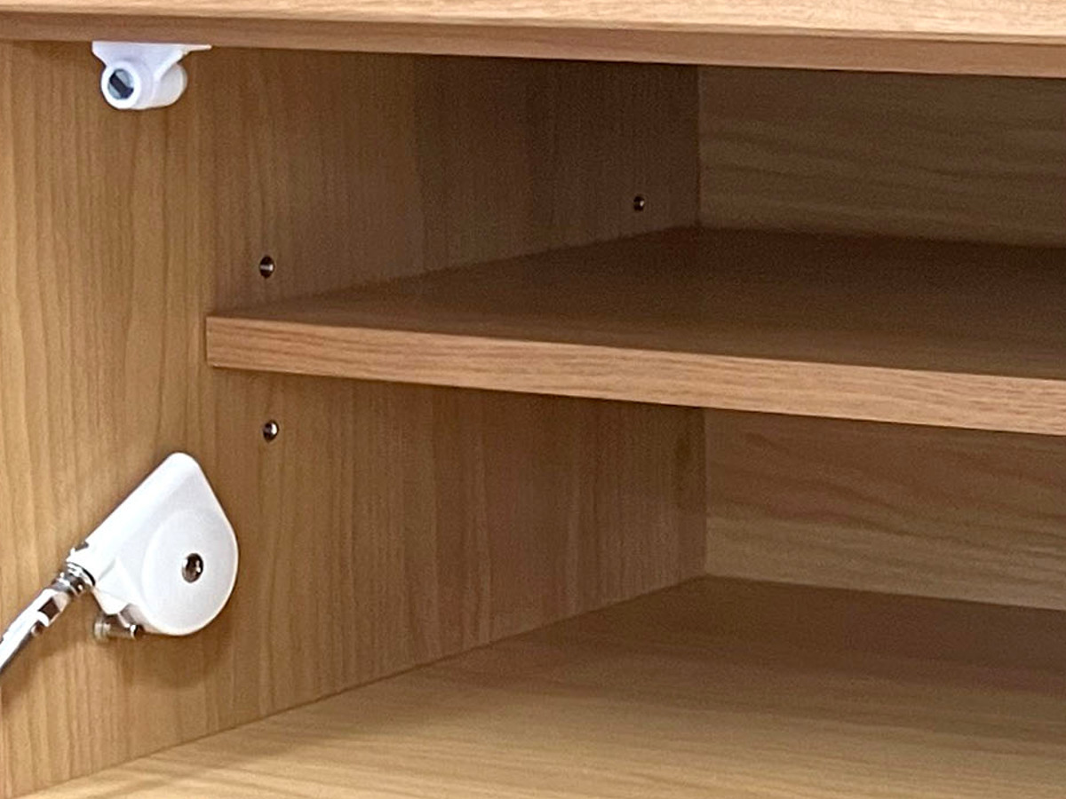 吉桂 テレビ台 幅110.5cm ローボード アルダー材前板 Pluma （ 開梱