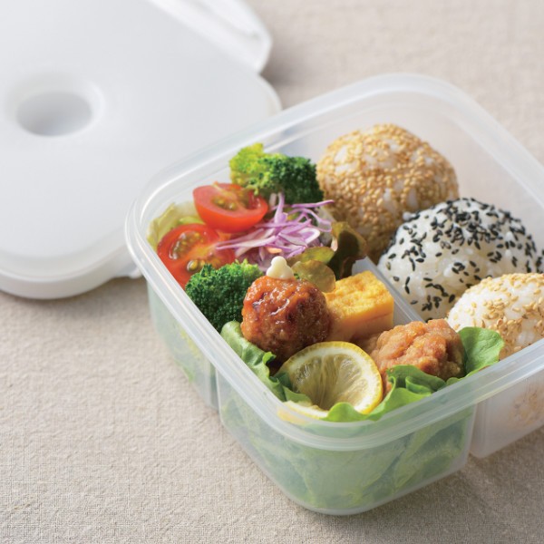 パール金属 お弁当箱 1段 アクティア 保冷剤付フードボックス 正方形