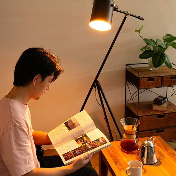 東谷 スタンドライト 照明 フロアライト おしゃれ 間接照明 北欧 角度