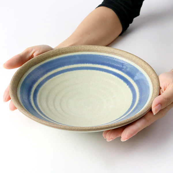 盛鉢 麺鉢 22cm つむぎ 皿 食器 和食器 陶器 日本製 同色3枚セット